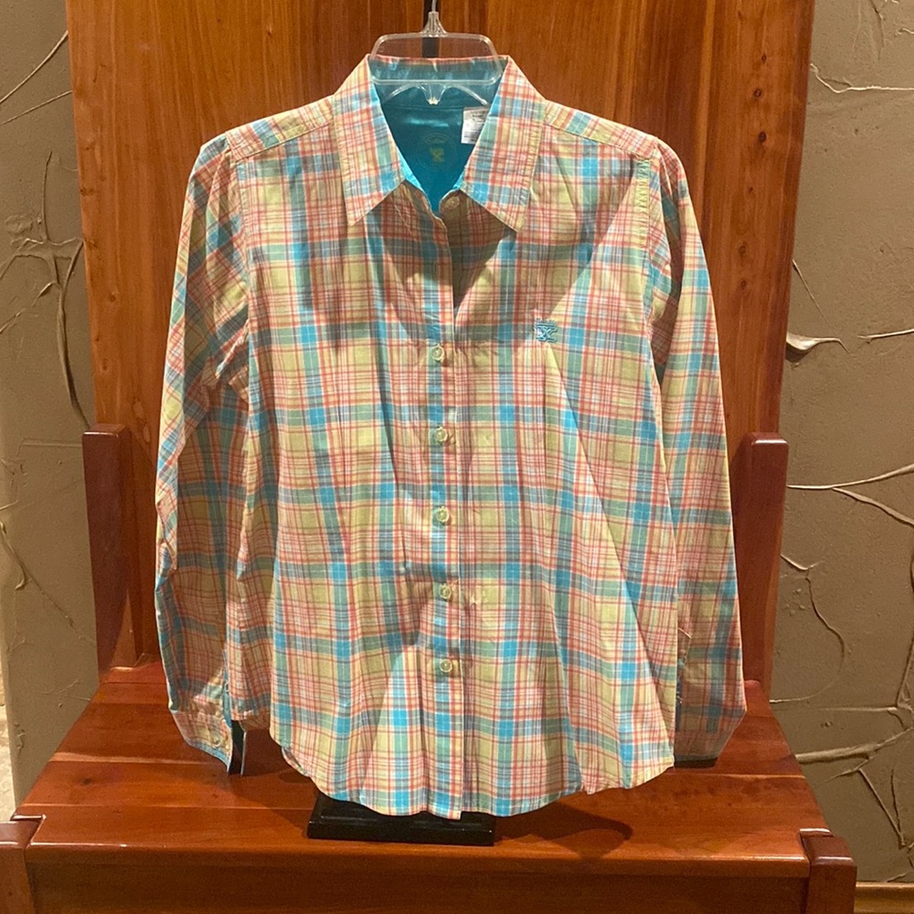 Twenty X Size Small Polo Button Down Long Sleeve Shirt in Tailored Fit
